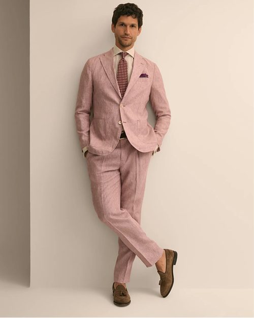 Attire inspiration: dusty rose suit
